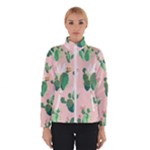 Pink Cactus flower Winter Jacket