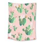 Pink Cactus flower Medium Tapestry