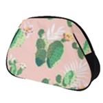 Pink Cactus flower Full Print Accessory Pouch (Small)