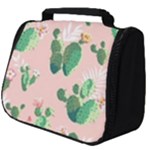 Pink Cactus flower Full Print Travel Pouch (Big)