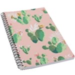 Pink Cactus flower 5.5  x 8.5  Notebook