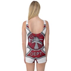 One Piece Boyleg Swimsuit 