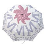 I Love My Fireman Folding Umbrella