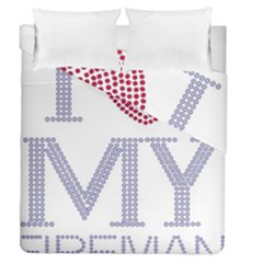 I Love My Fireman Duvet Cover Double Side (Queen Size) from ArtsNow.com