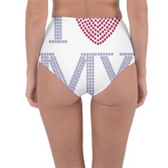 Reversible High-Waist Bikini Bottoms 