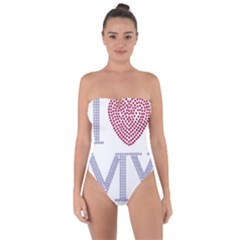 Tie Back One Piece Swimsuit 