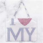 I Love My Fireman Medium Tote Bag