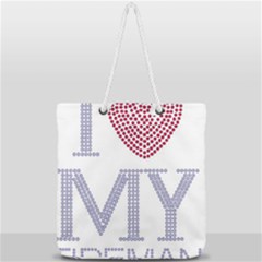 Full Print Rope Handle Tote (Large) 