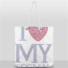 Full Print Rope Handle Tote (Large) 