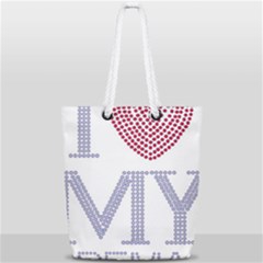 Full Print Rope Handle Tote (Small) 