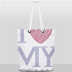 Full Print Rope Handle Tote (Small) 