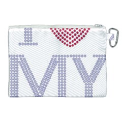 Canvas Cosmetic Bag (XL) 