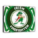 Irish Firefighter Canvas 14  x 11  (Stretched)