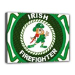 Irish Firefighter Canvas 16  x 12  (Stretched)