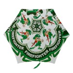 Irish Firefighter Mini Folding Umbrella