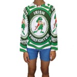 Irish Firefighter Kids  Long Sleeve Swimwear