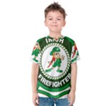 Irish Firefighter Kids  Cotton Tee