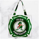 Zipper Grocery Tote Bag 