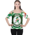 Irish Firefighter Cutout Shoulder Tee