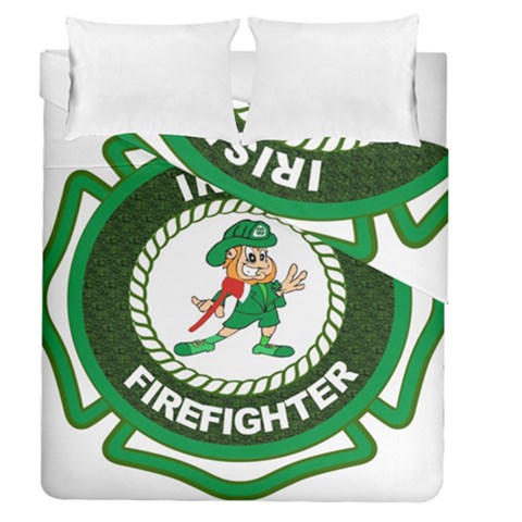 Irish Firefighter Duvet Cover Double Side (Queen Size) from ArtsNow.com