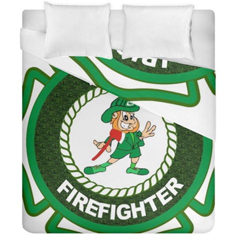 Irish Firefighter Duvet Cover Double Side (California King Size) from ArtsNow.com