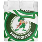 Irish Firefighter Duvet Cover Double Side (California King Size)