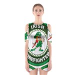 Irish Firefighter Shoulder Cutout One Piece Dress