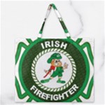 Irish Firefighter Zipper Large Tote Bag