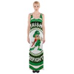 Irish Firefighter Maxi Thigh Split Dress