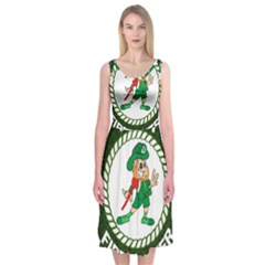 Irish Firefighter Midi Sleeveless Dress from ArtsNow.com