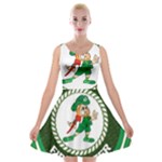 Irish Firefighter Velvet Skater Dress