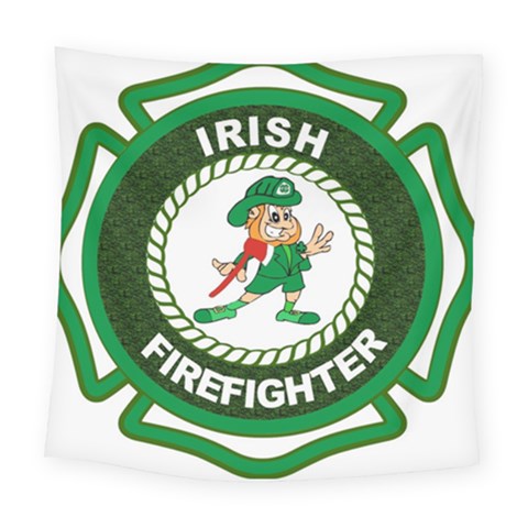 Irish Firefighter Square Tapestry (Large) from ArtsNow.com