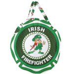 Irish Firefighter Giant Round Zipper Tote