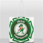 Irish Firefighter Full Print Rope Handle Tote (Large)