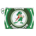 Irish Firefighter Canvas Cosmetic Bag (XL)