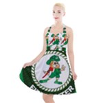 Irish Firefighter Halter Party Swing Dress 