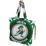 Irish Firefighter Drawstring Tote Bag