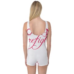 One Piece Boyleg Swimsuit 