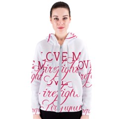 Women s Zipper Hoodie 