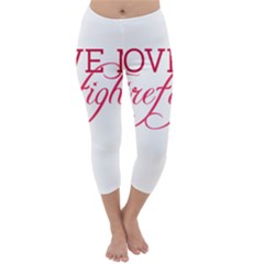 Capri Winter Leggings  Front