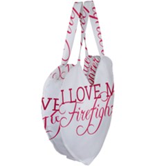 Giant Heart Shaped Tote 