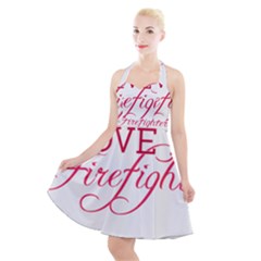 Halter Party Swing Dress  