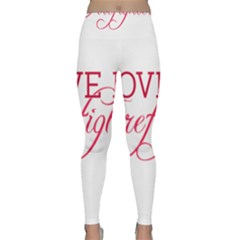 Lightweight Velour Classic Yoga Leggings 