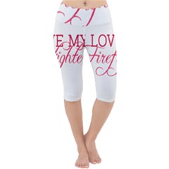 Lightweight Velour Cropped Yoga Leggings 