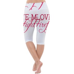 Lightweight Velour Cropped Yoga Leggings 