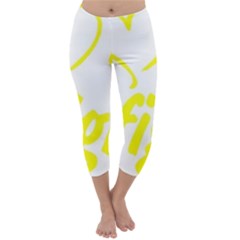 Capri Winter Leggings  Front