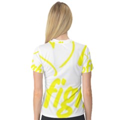 V-Neck Sport Mesh T-Shirt 