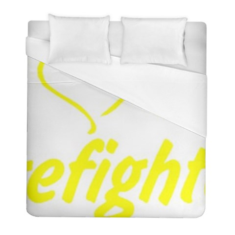 I Love My Firefighter Duvet Cover (Full/ Double Size) from ArtsNow.com