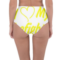 Reversible High-Waist Bikini Bottoms 