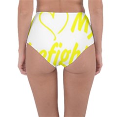 Reversible High-Waist Bikini Bottoms 